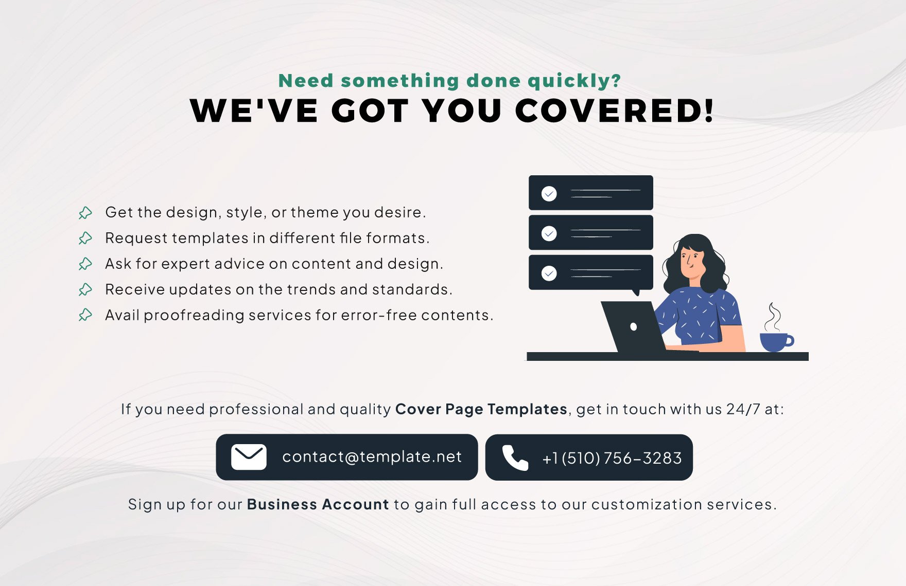 Sample Cover Page Template