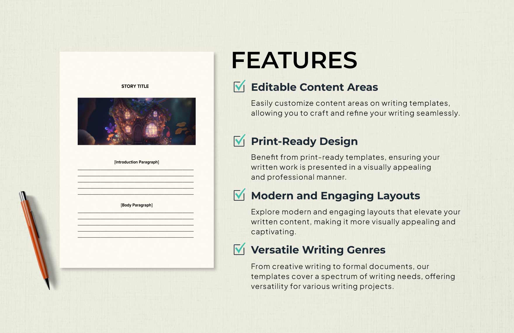 Story Writing Template