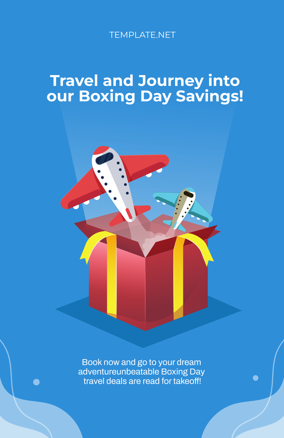 Boxing Day Travel Deals Template
