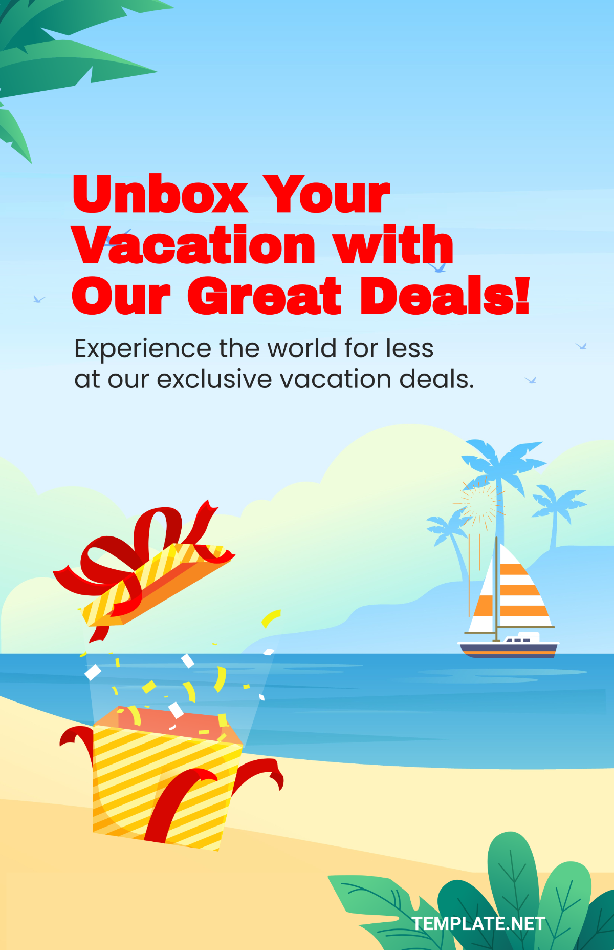 Simple Boxing Day Vacation Deals Template