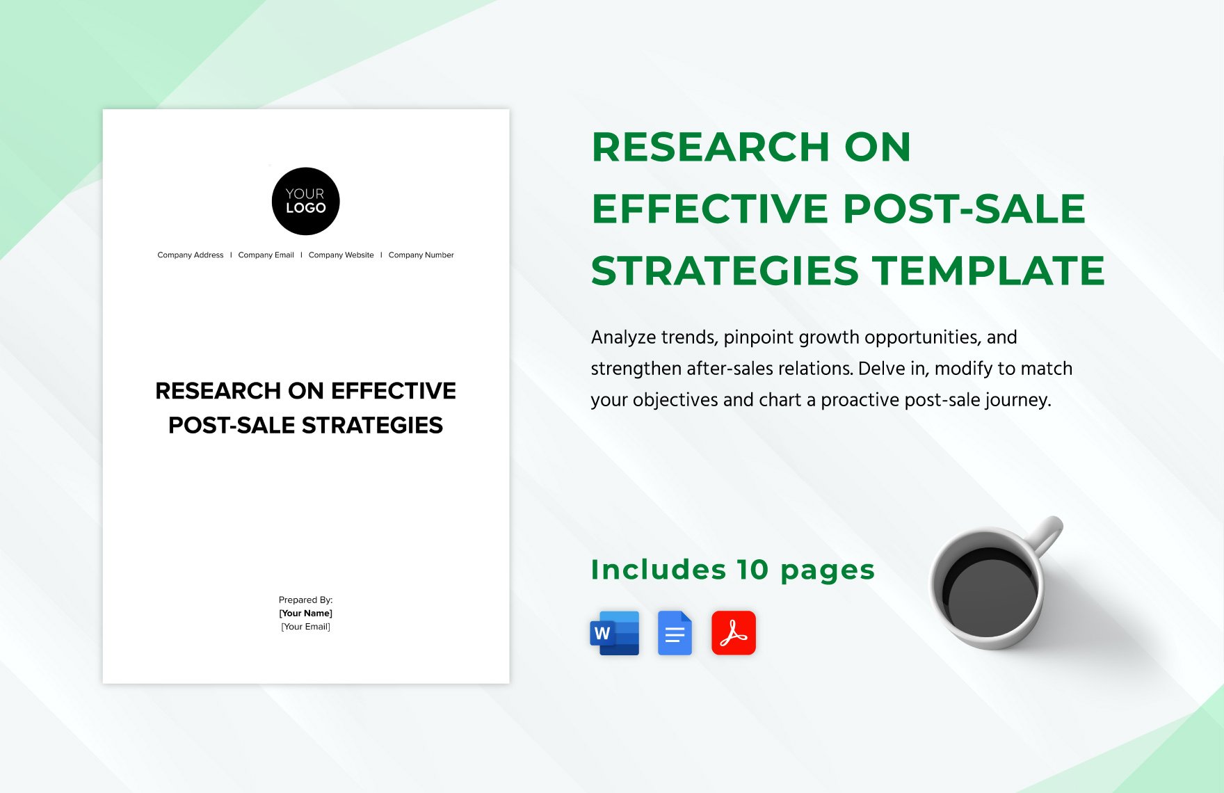 D2Research on Effective Post-Sale Strategies Template