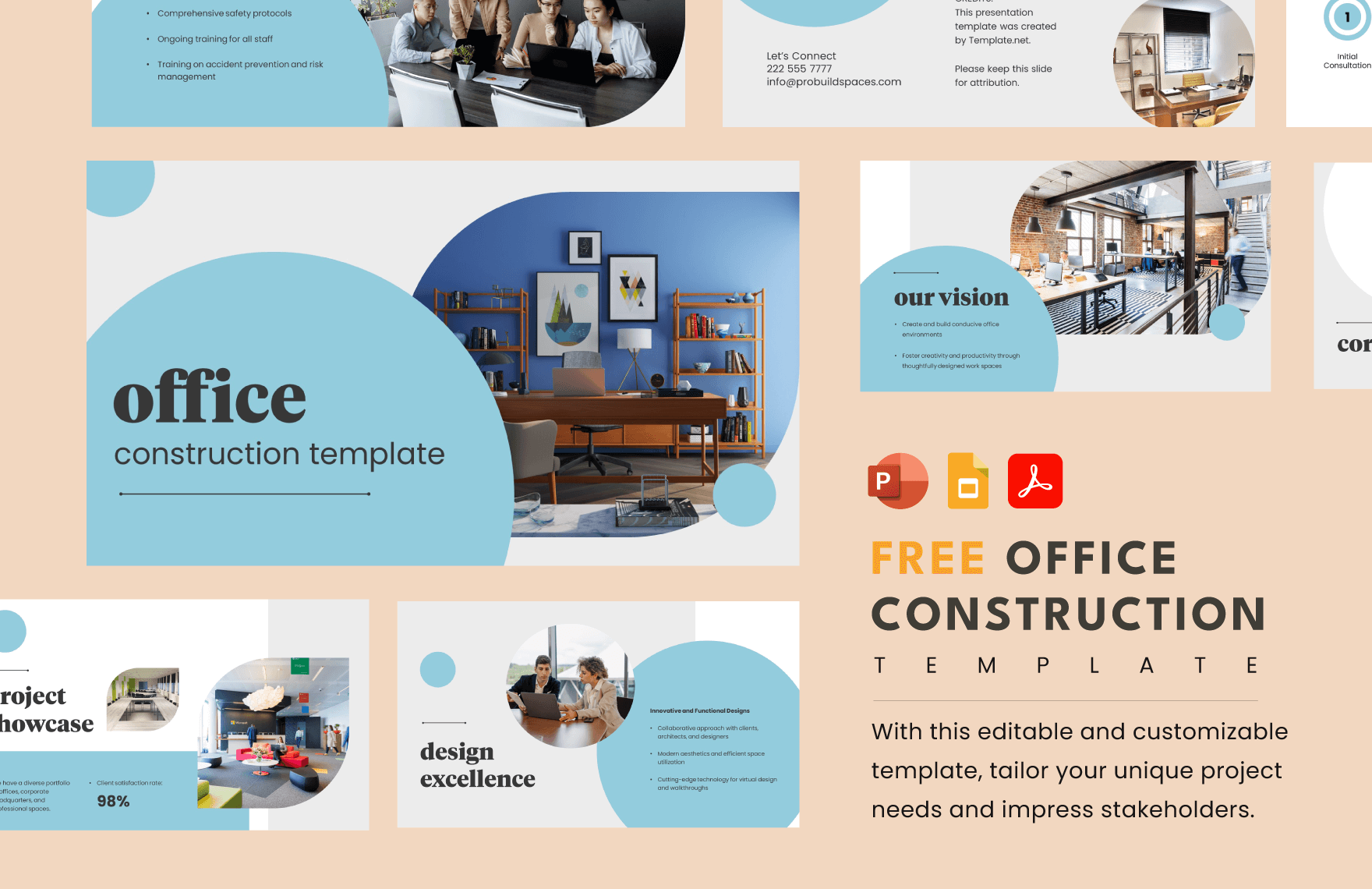 Free Office Construction Template - Download in PDF, PowerPoint, Google ...