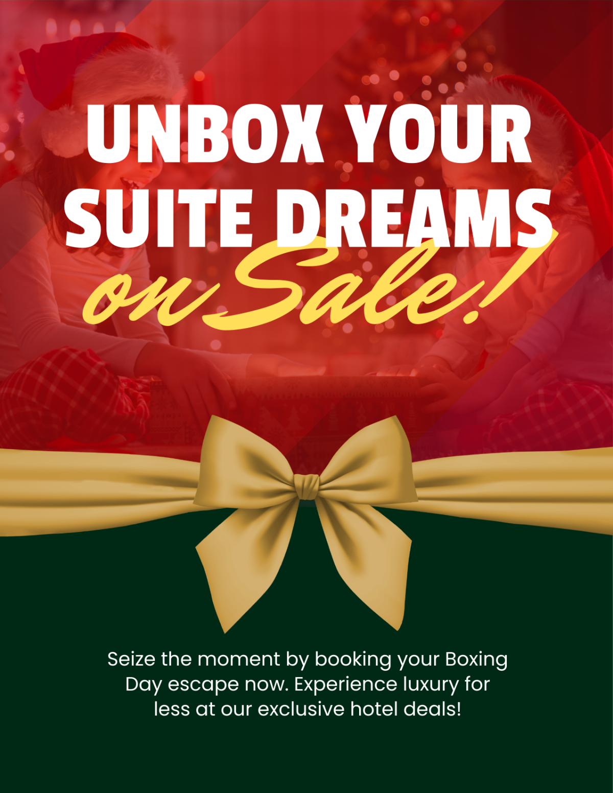 Free Boxing Day Hotel Deals Template