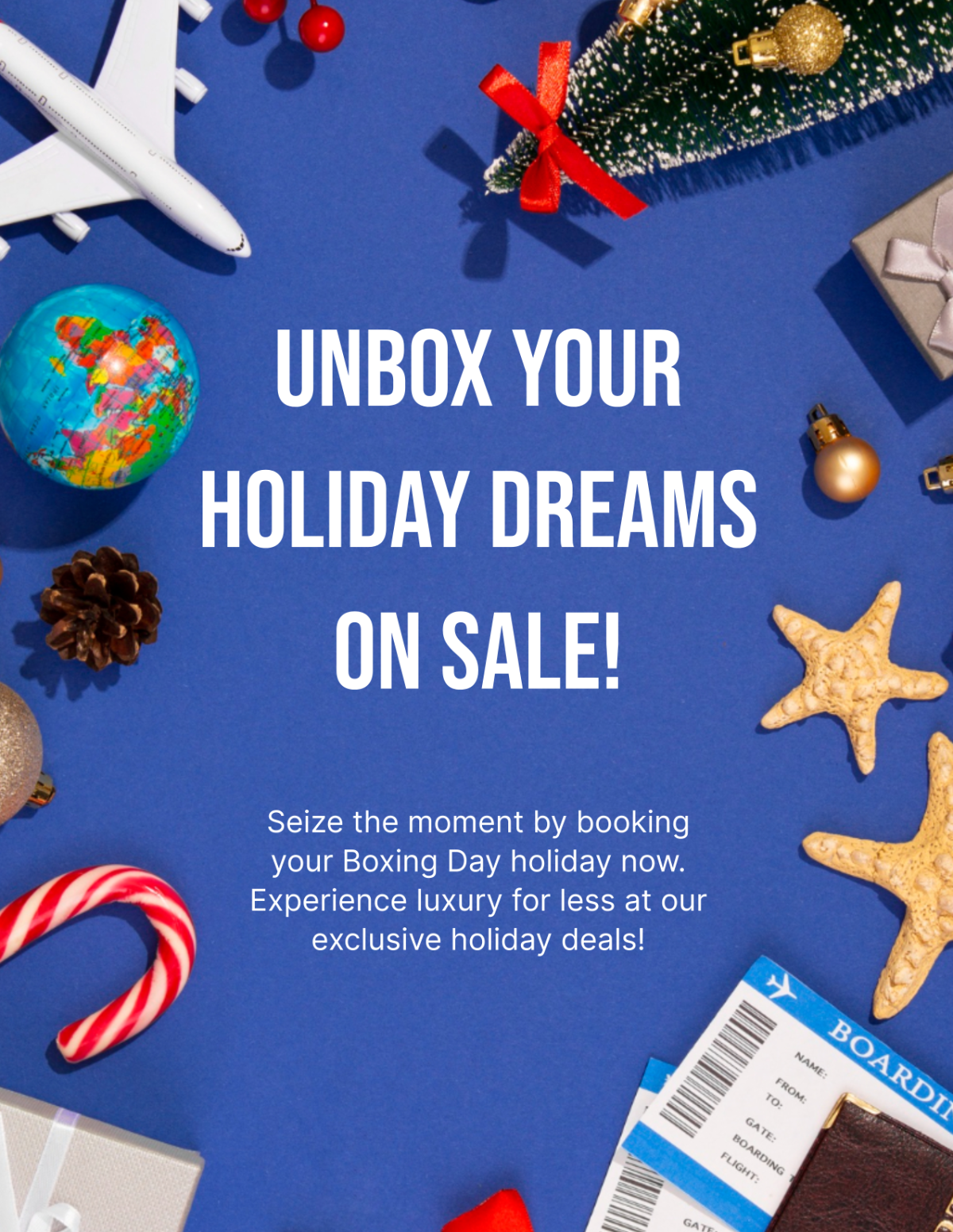 Free Simple Boxing Day Holiday Deals Template