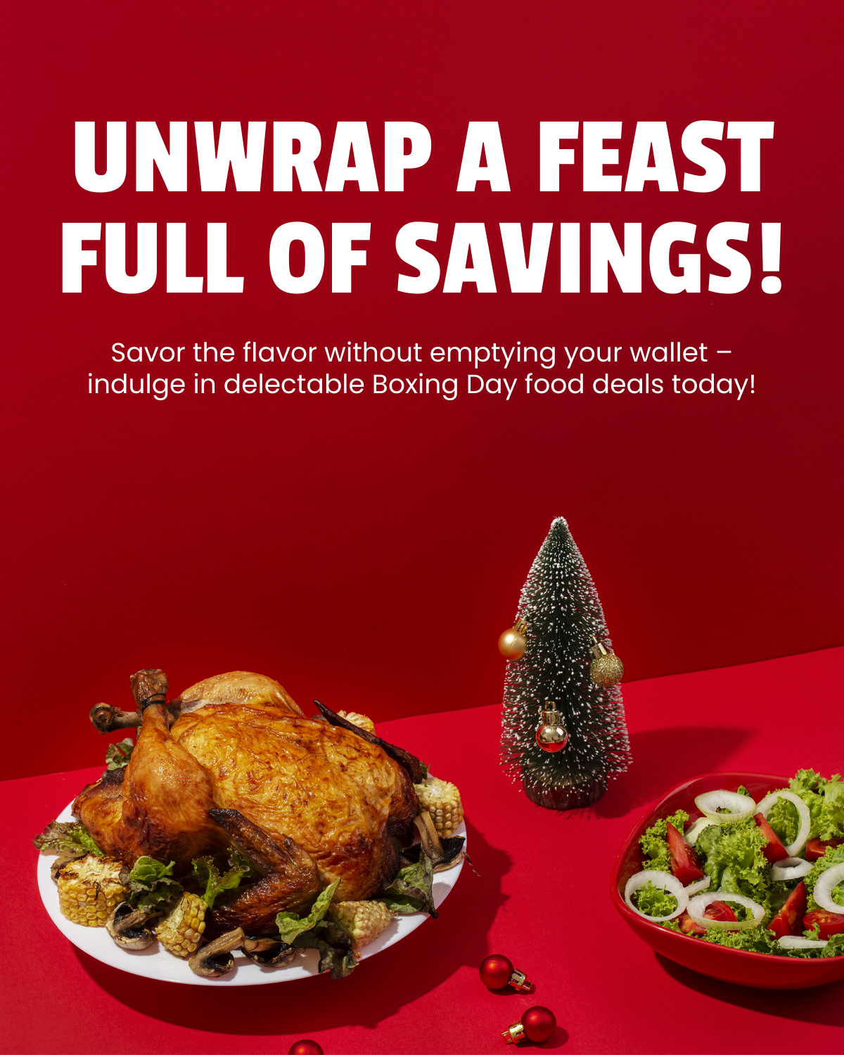 Free Boxing Day Food Deals Template