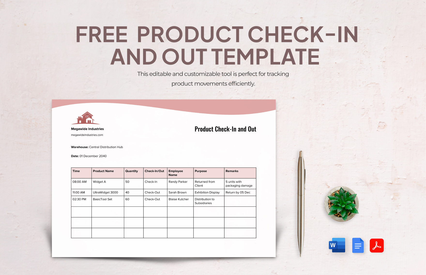 Product Presentation Template in PDF FREE Download