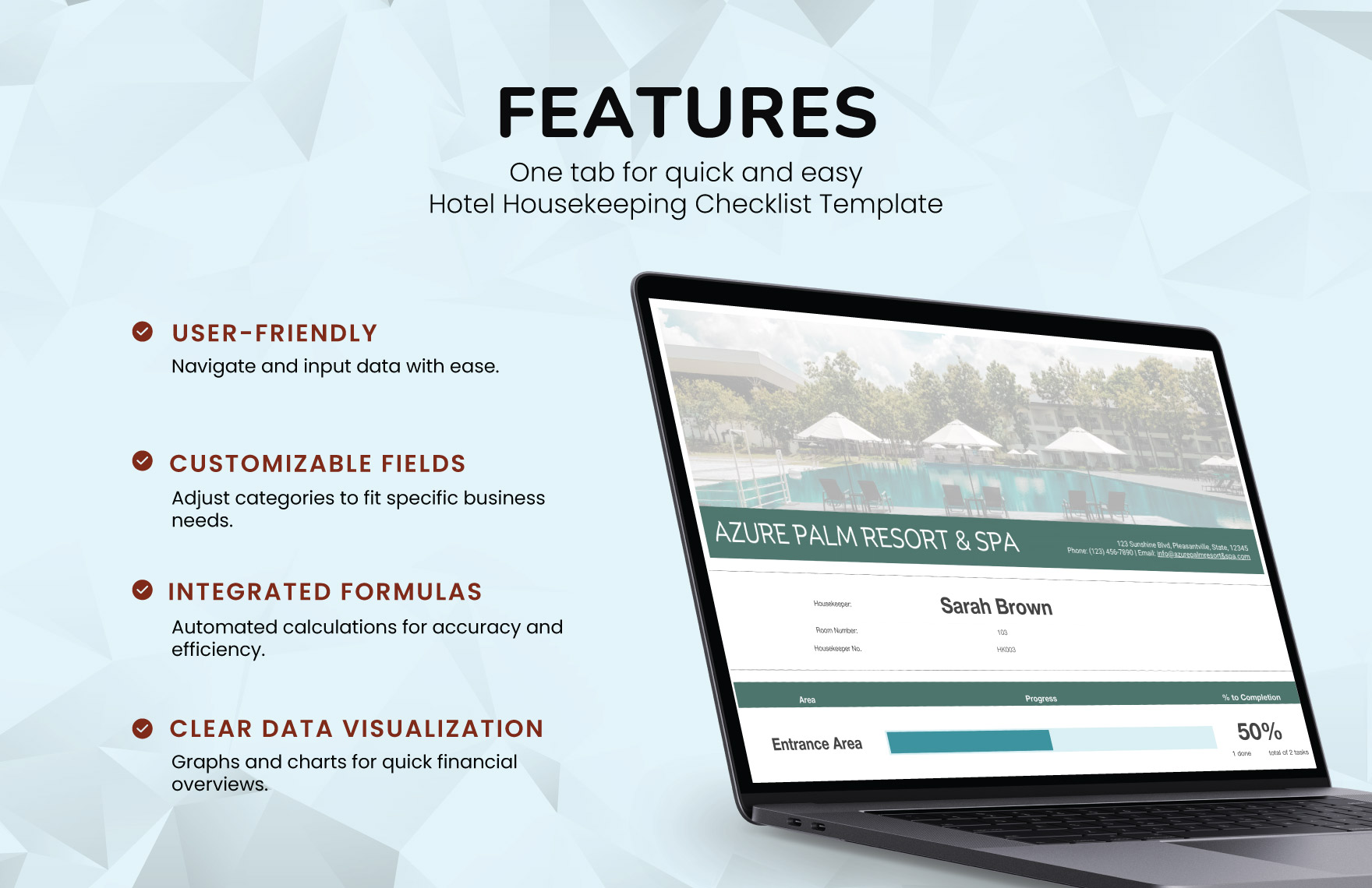 Hotel Housekeeping Checklist Template