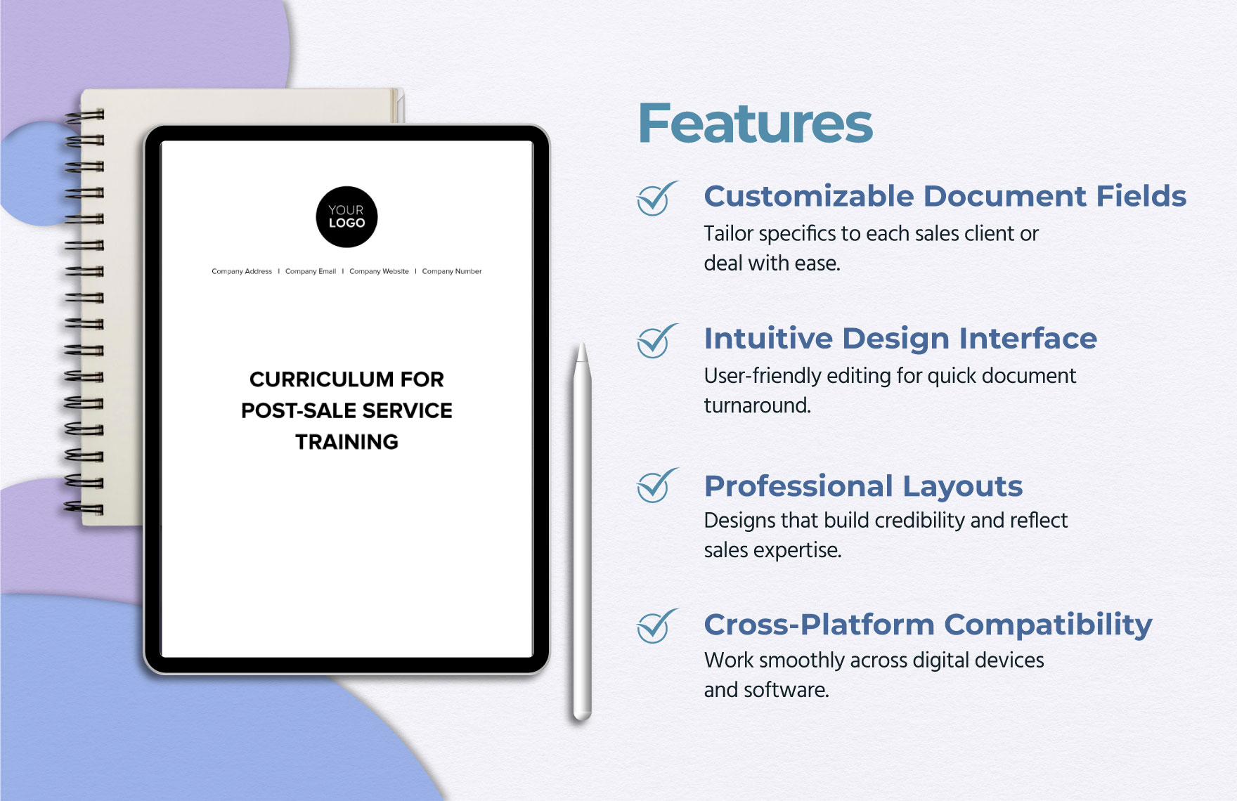Curriculum for Post-Sale Service Training Template
