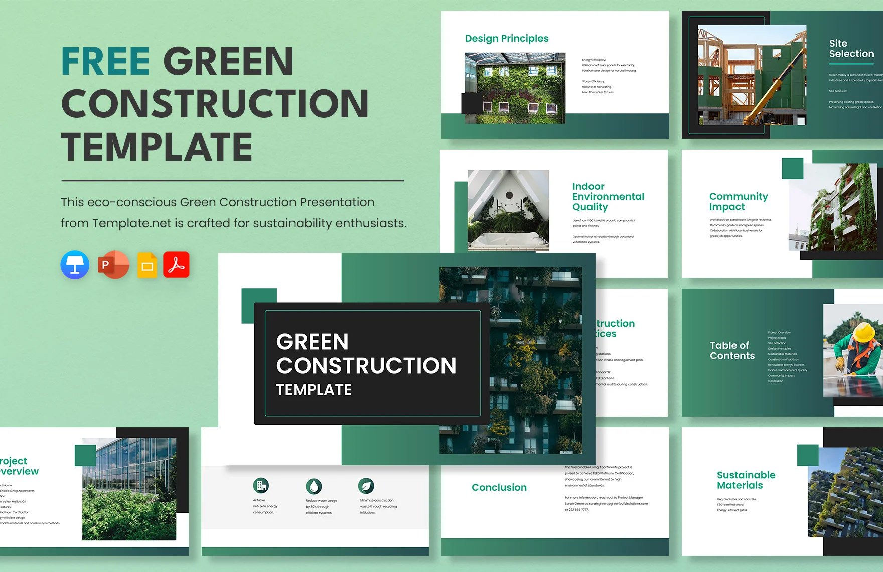 Green Construction Template