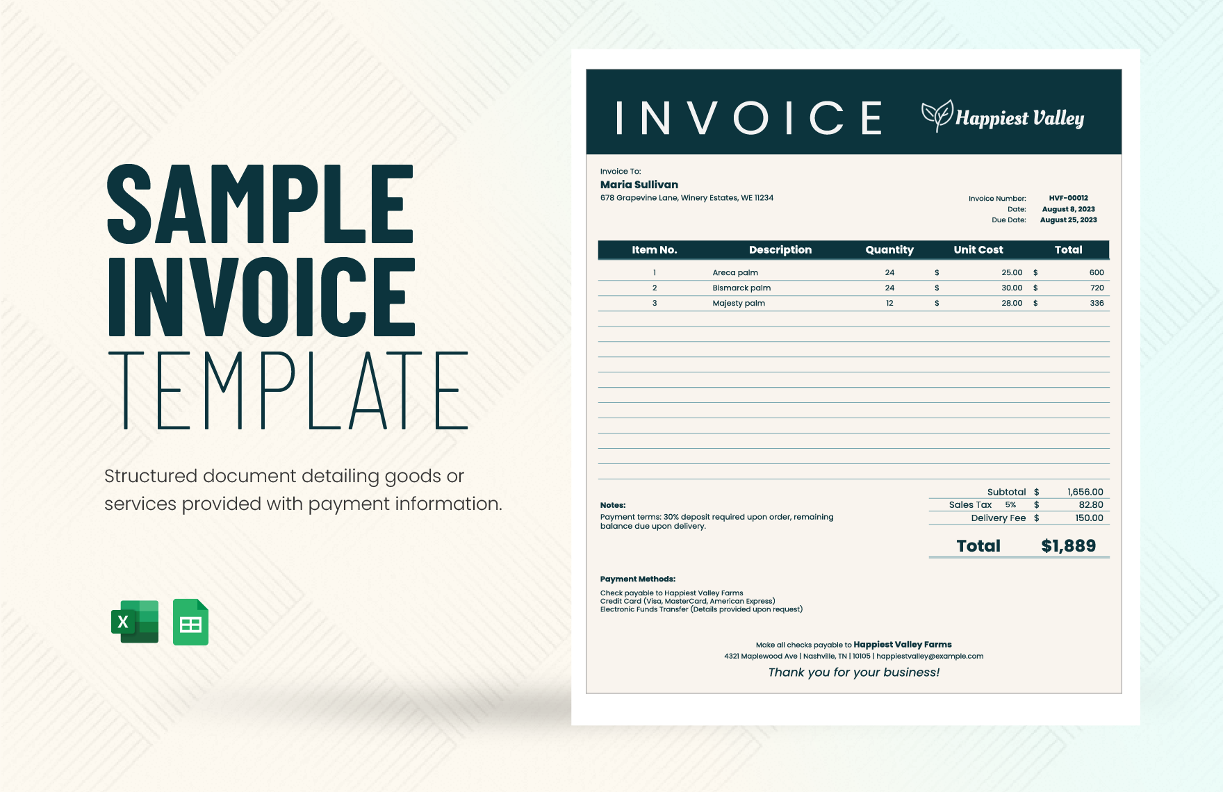 Sample Invoice Template