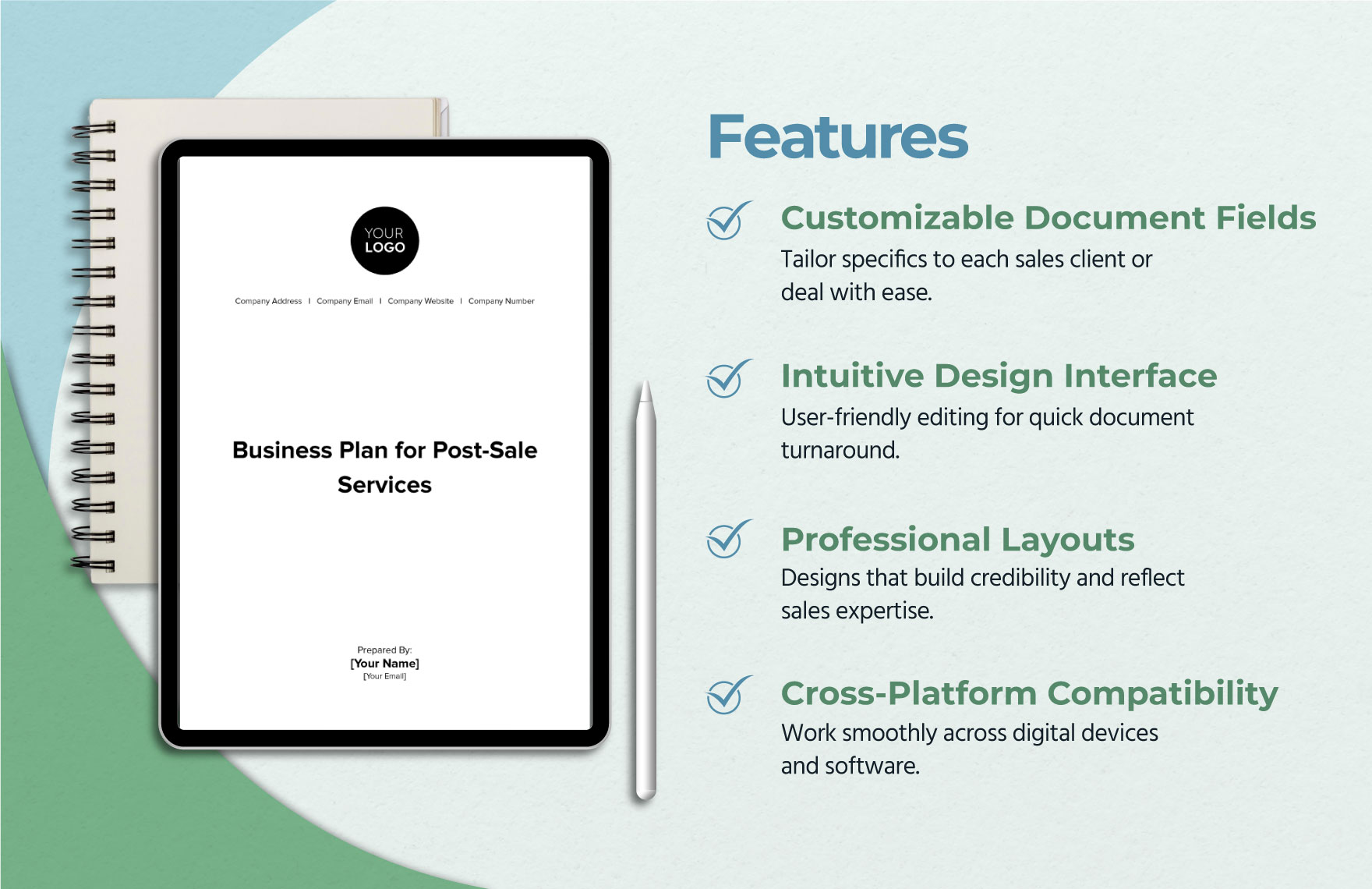 Business Plan for Post-Sale Services Template