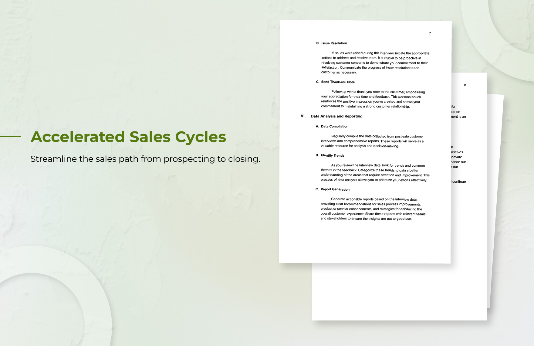 Guide for Conducting Post-Sale Customer Interviews Template