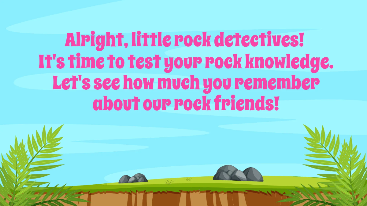 Free Different Types of Rocks Template to Edit Online