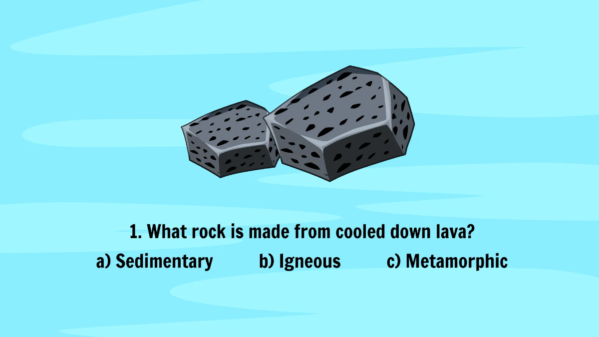 Free Different Types of Rocks Template to Edit Online