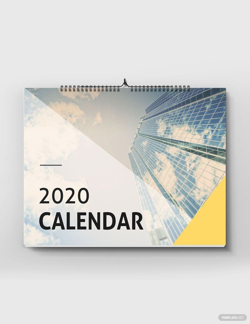 Modern Desk Calendar Template