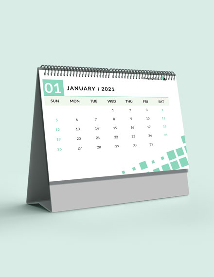 Sample Business Desk Calendar Download