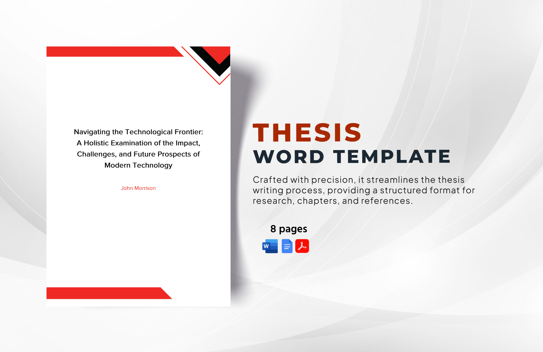 thesis advisor word