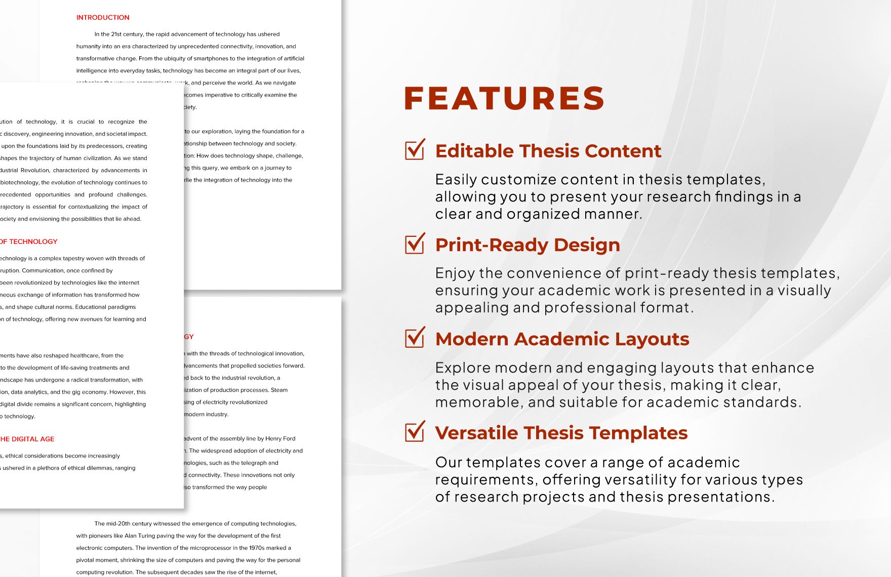 Thesis Word Template