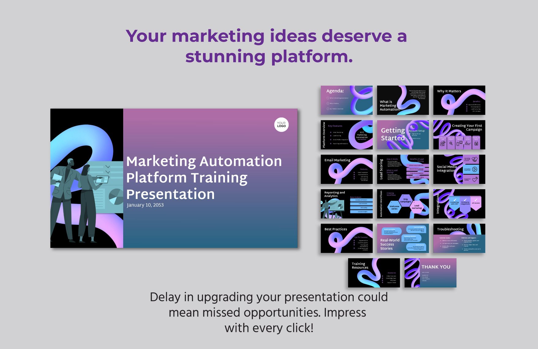 Marketing Automation Platform Training Presentation Template