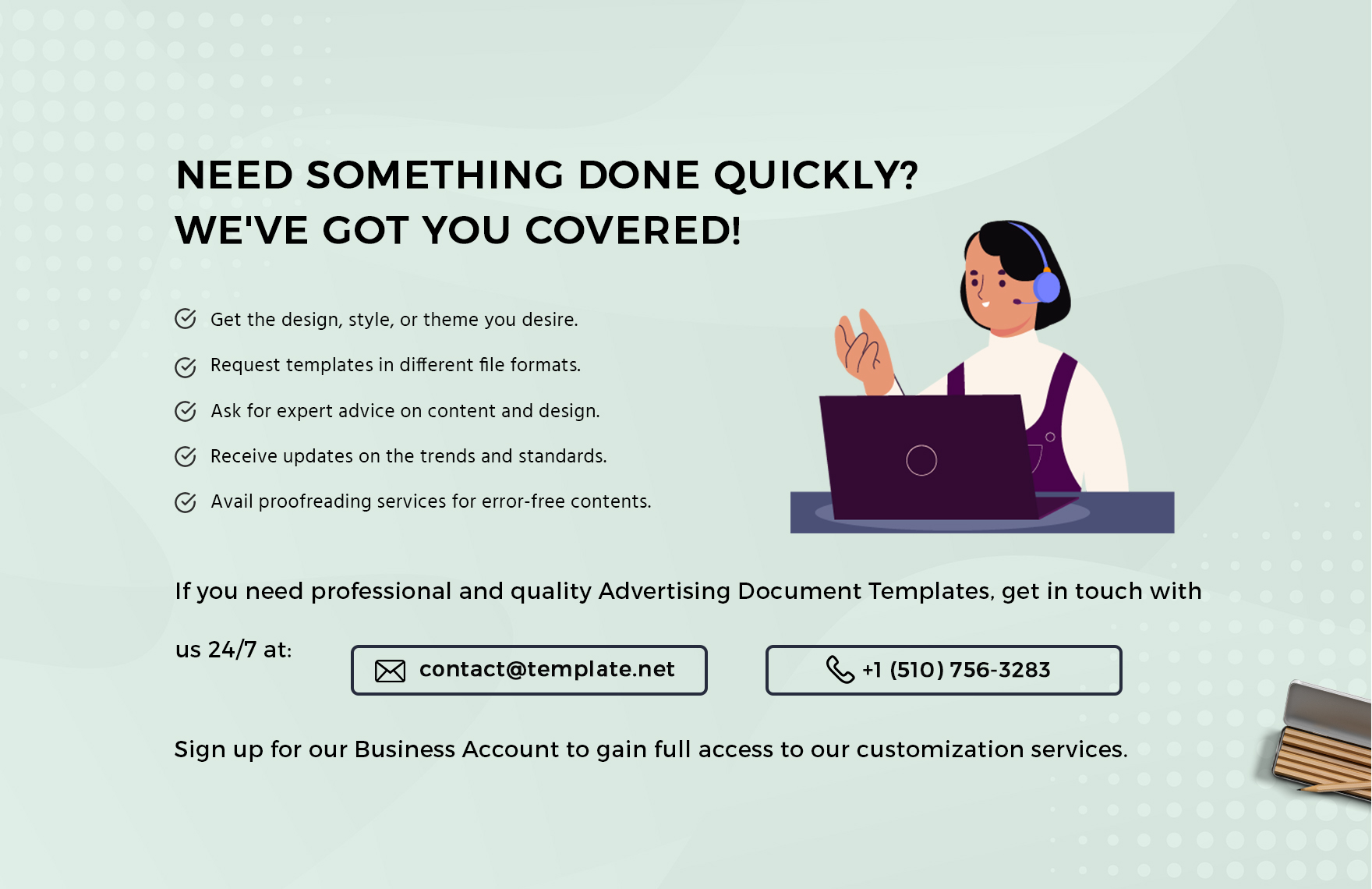 Advertising Compliance Document Template