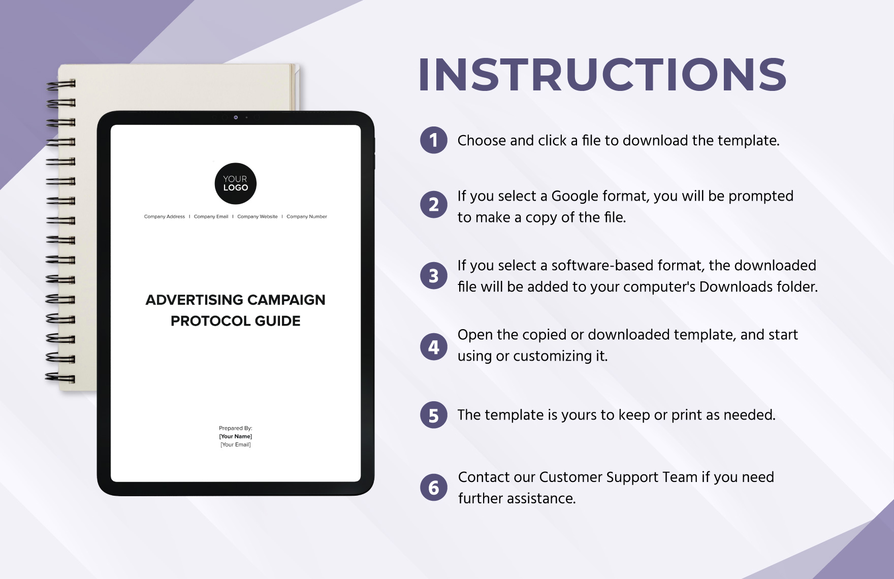 Advertising Campaign Protocol Guide Template