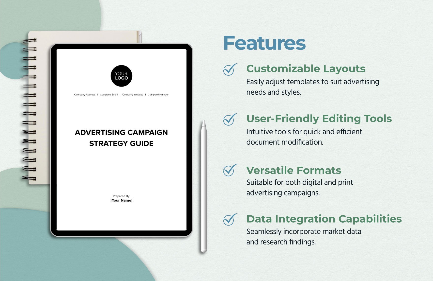 Advertising Campaign Strategy Guide Template