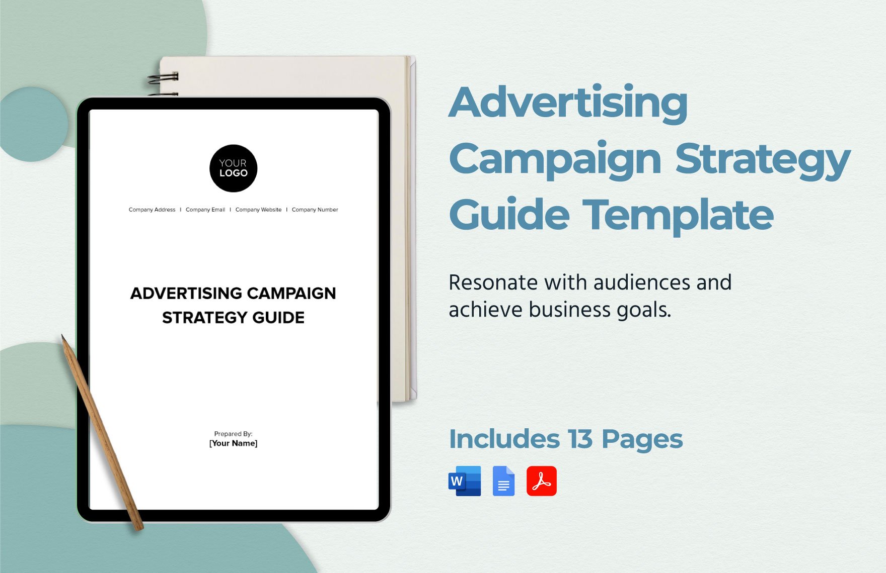 Advertising Campaign Strategy Guide Template in Word, Google Docs, PDF
