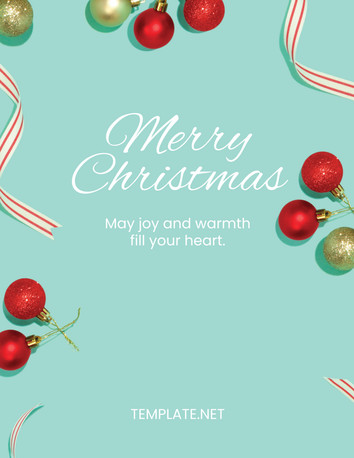 Free Merry Christmas Wishes Flyer Template
