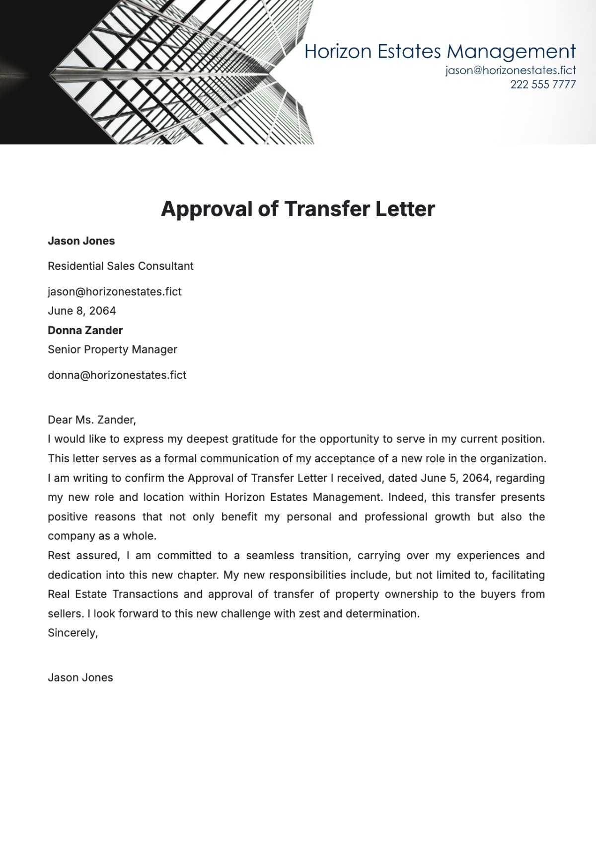 Approval of Transfer Letter Template - Edit Online & Download