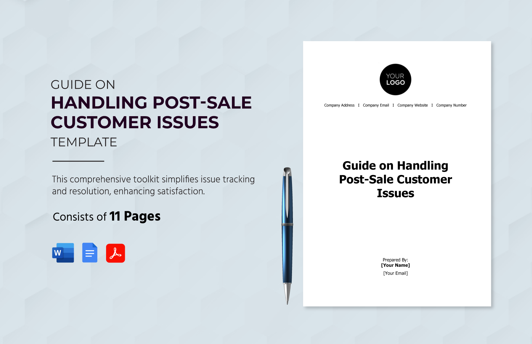 Guide on Handling Post-Sale Customer Issues Template in Word, PDF, Google Docs - Download | Template.net