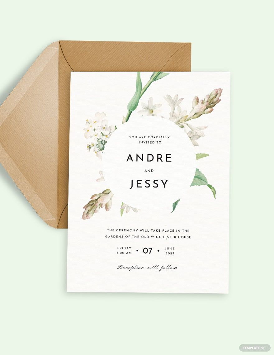 Wedding Invitation Templates - Design, Free, Download | Template.net