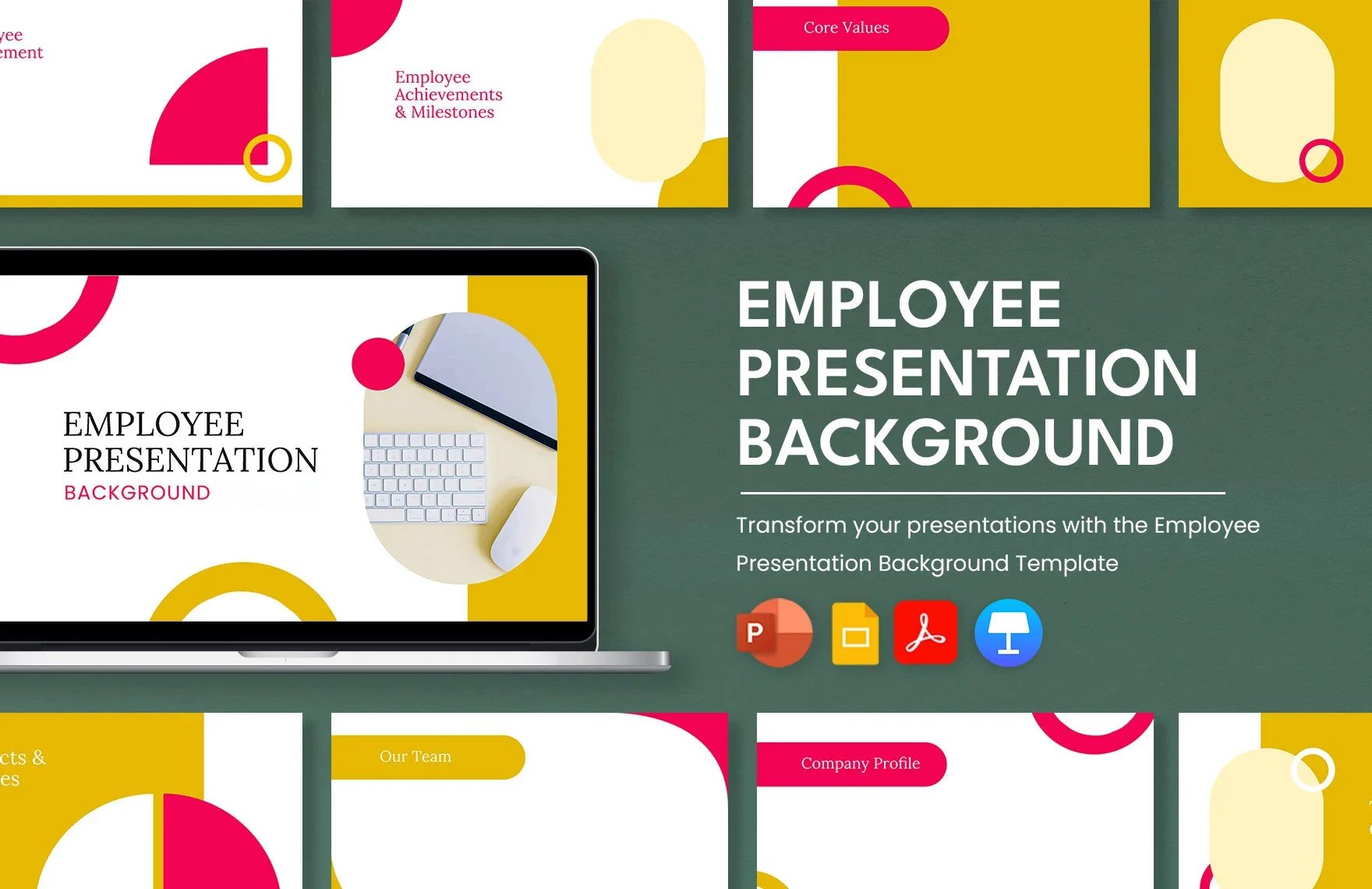 Free Employee Presentation Background in PDF, PowerPoint, Google Slides, Apple Keynote