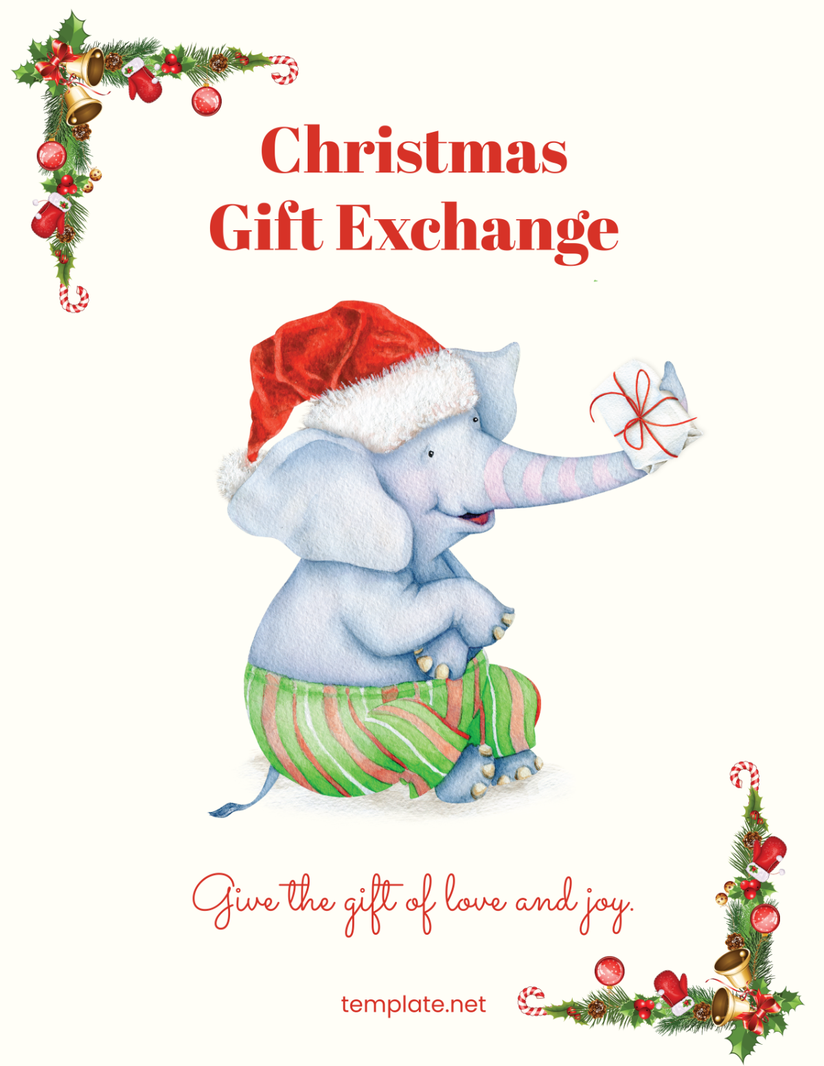Christmas Gift Flyer Template