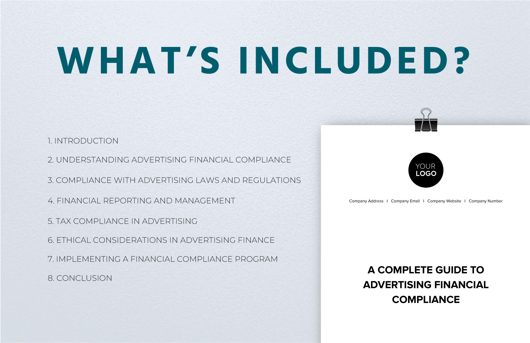 Complete Guide to Advertising Financial Compliance Template