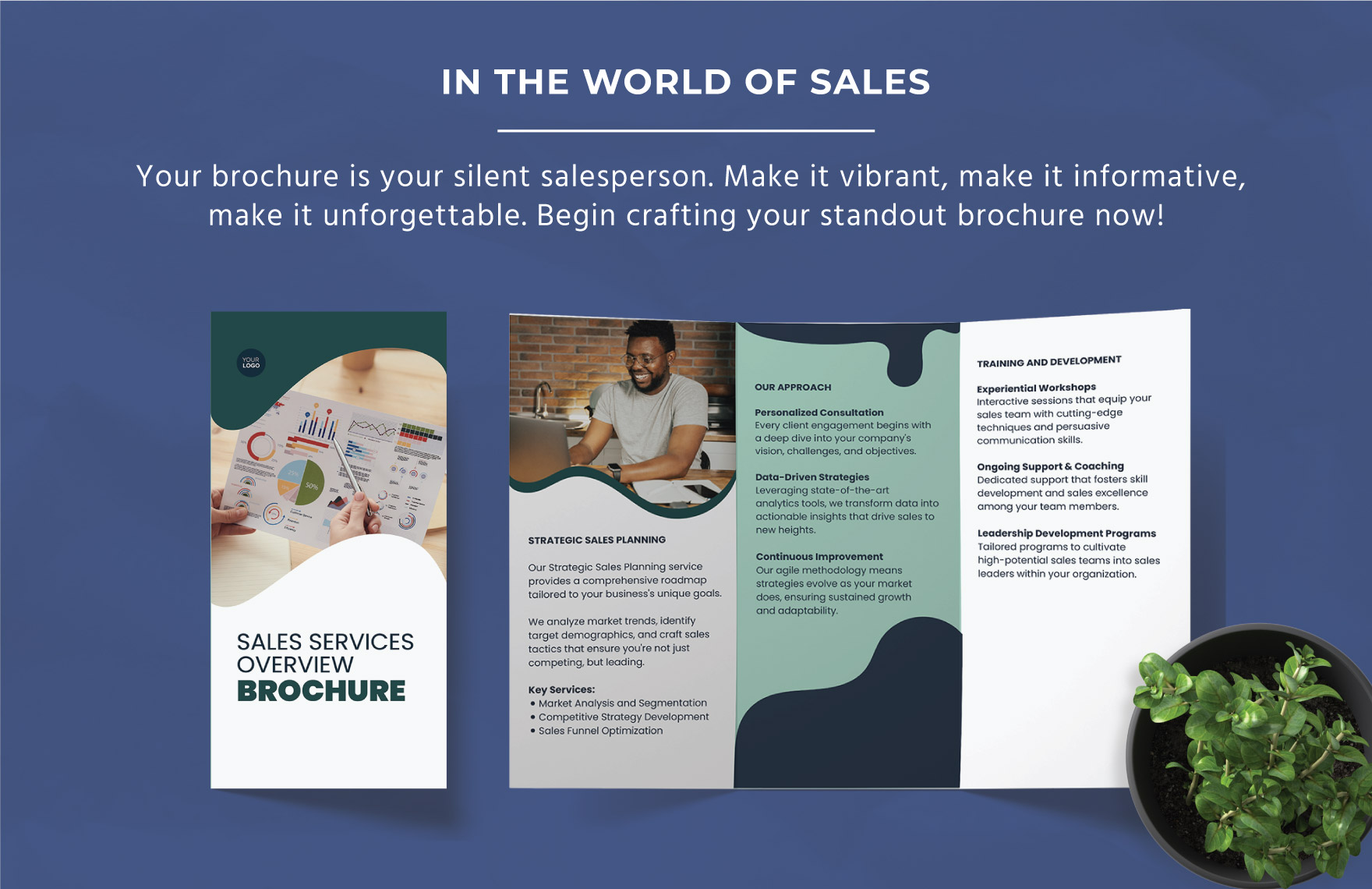 Sales Services Overview Brochure Template