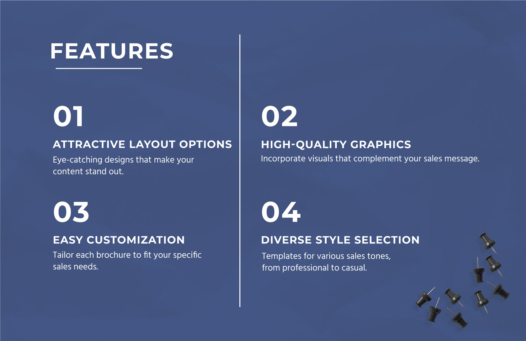 Sales Services Overview Brochure Template