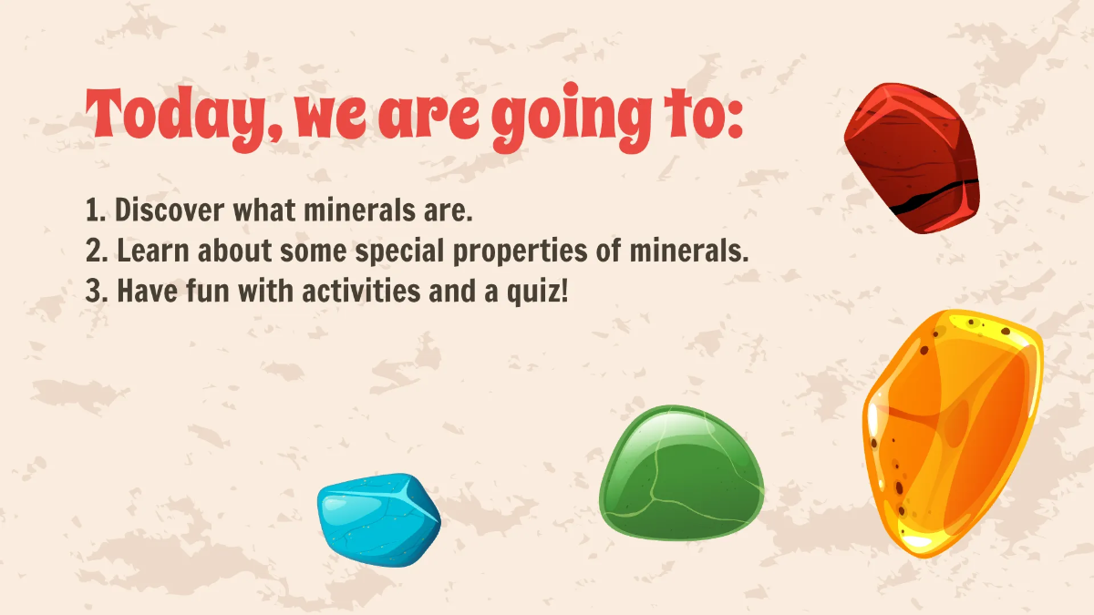 Free Properties of Minerals Template to Edit Online