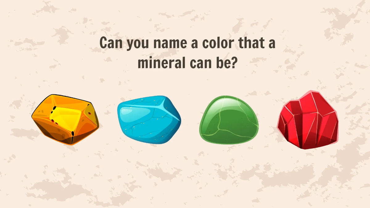 Free Properties of Minerals Template to Edit Online