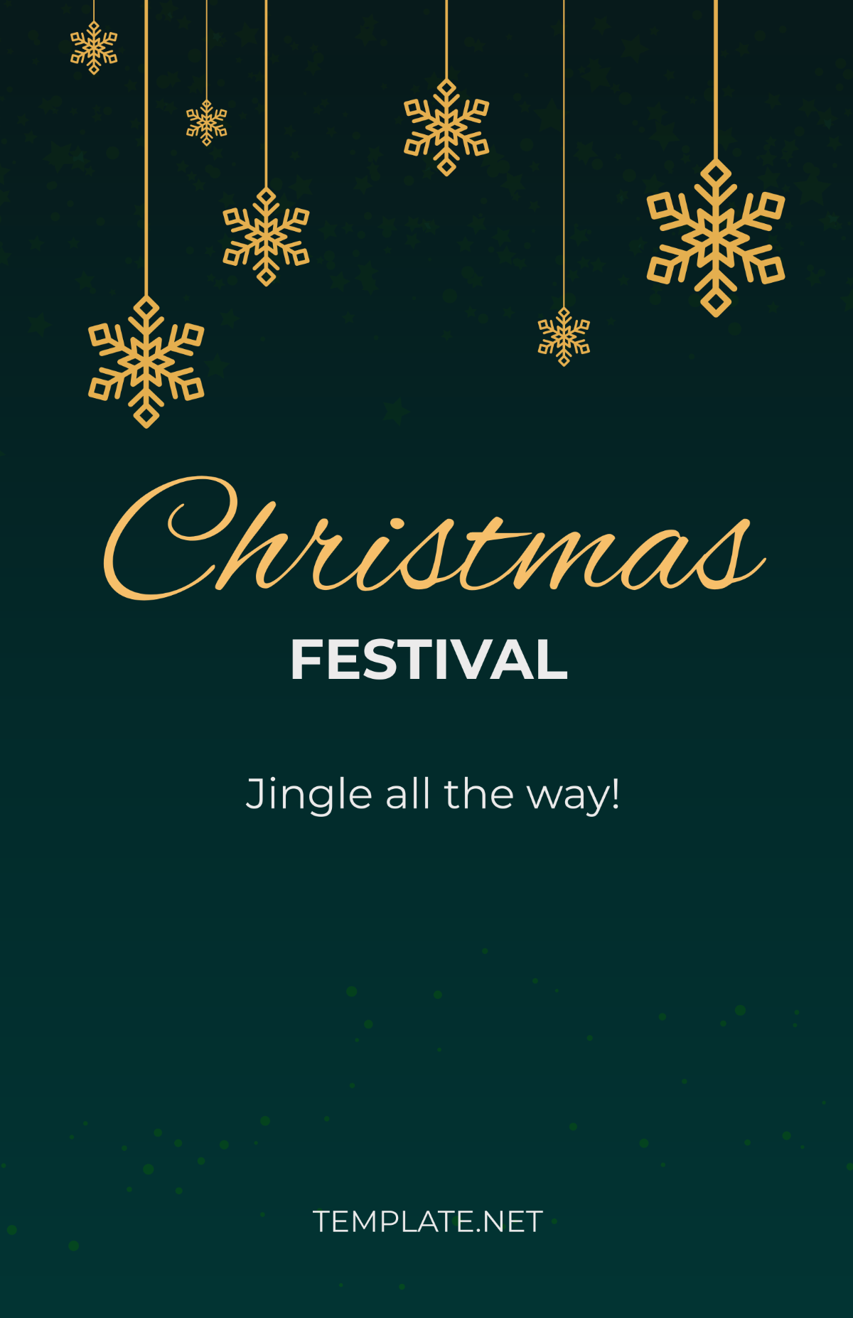 Christmas Festival Poster Template