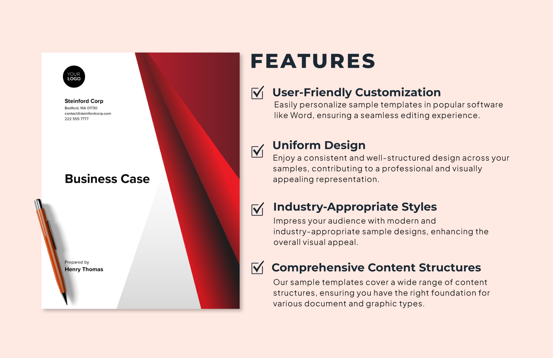 Sample Business Case Template