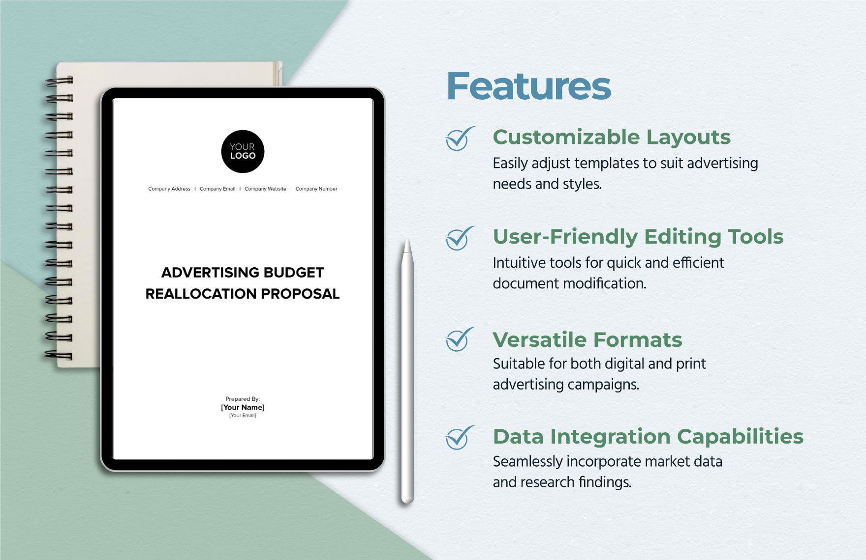 Advertising Budget Reallocation Proposal Template