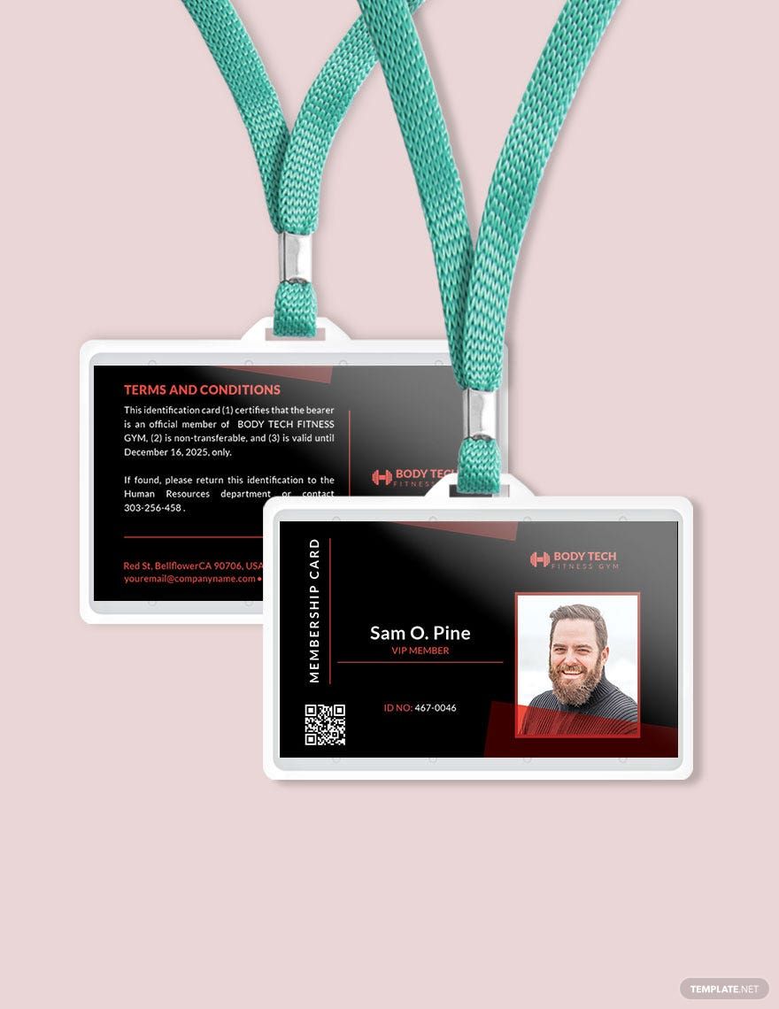 Fan Club Membership Card Template - Download in Word, Illustrator