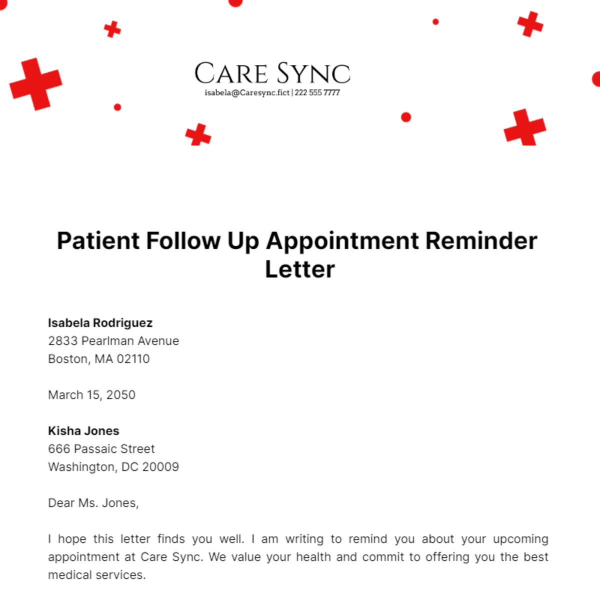 Cal Appointment Reminder Letter Sle Infoupdate