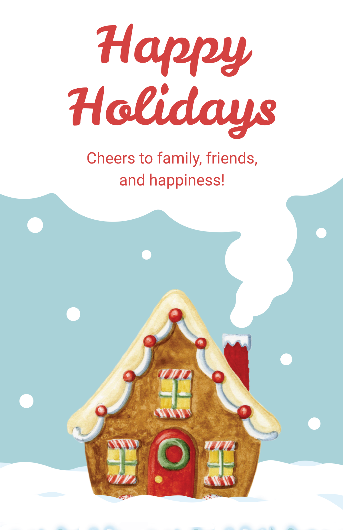 Christmas Holiday Poster Template