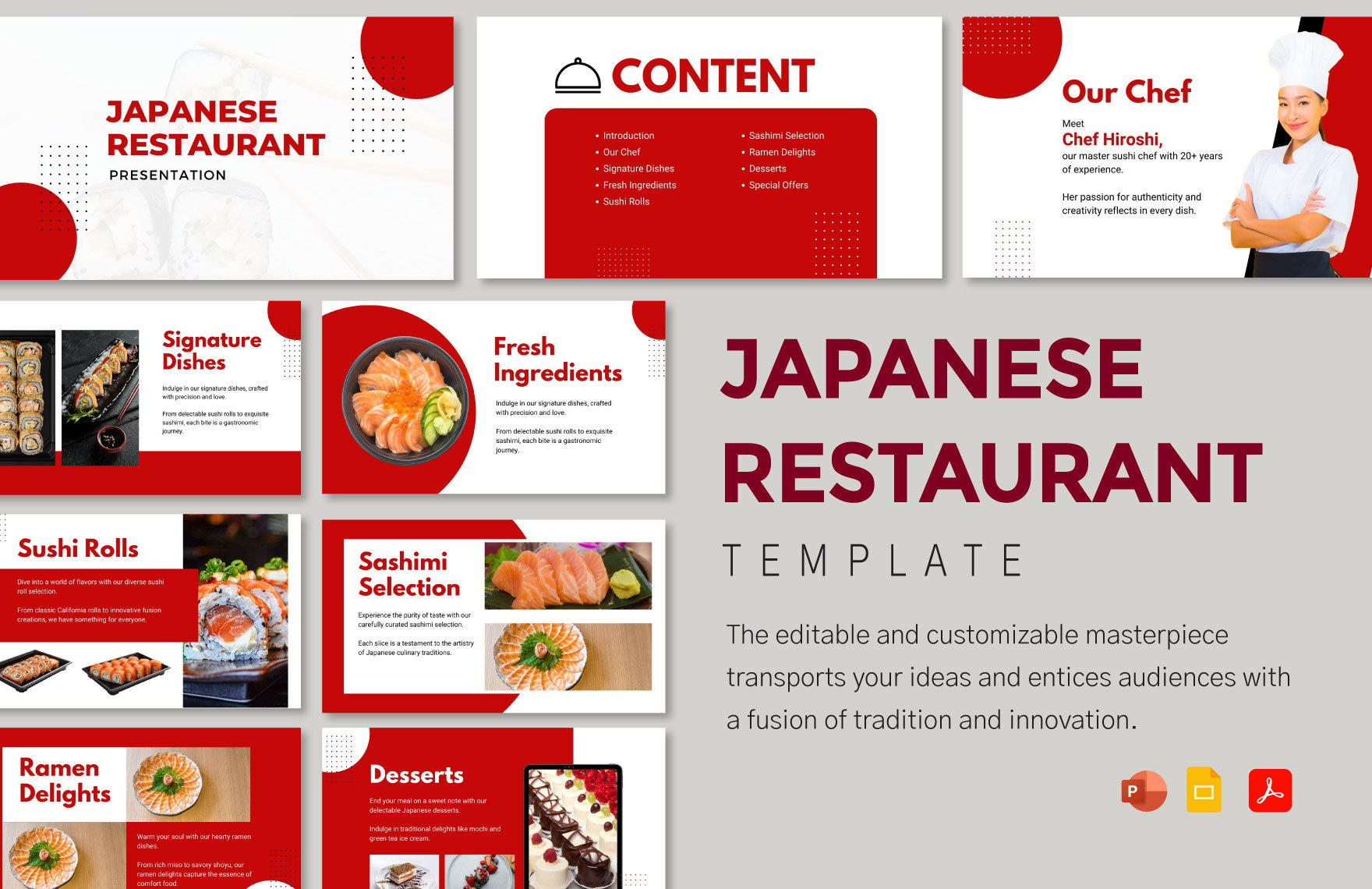 Japanese Restaurant Template