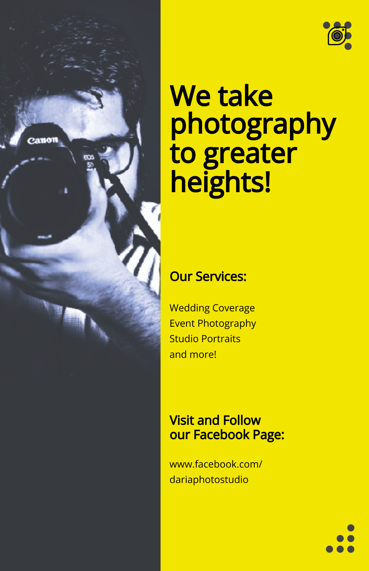 Professional Photography Poster Template