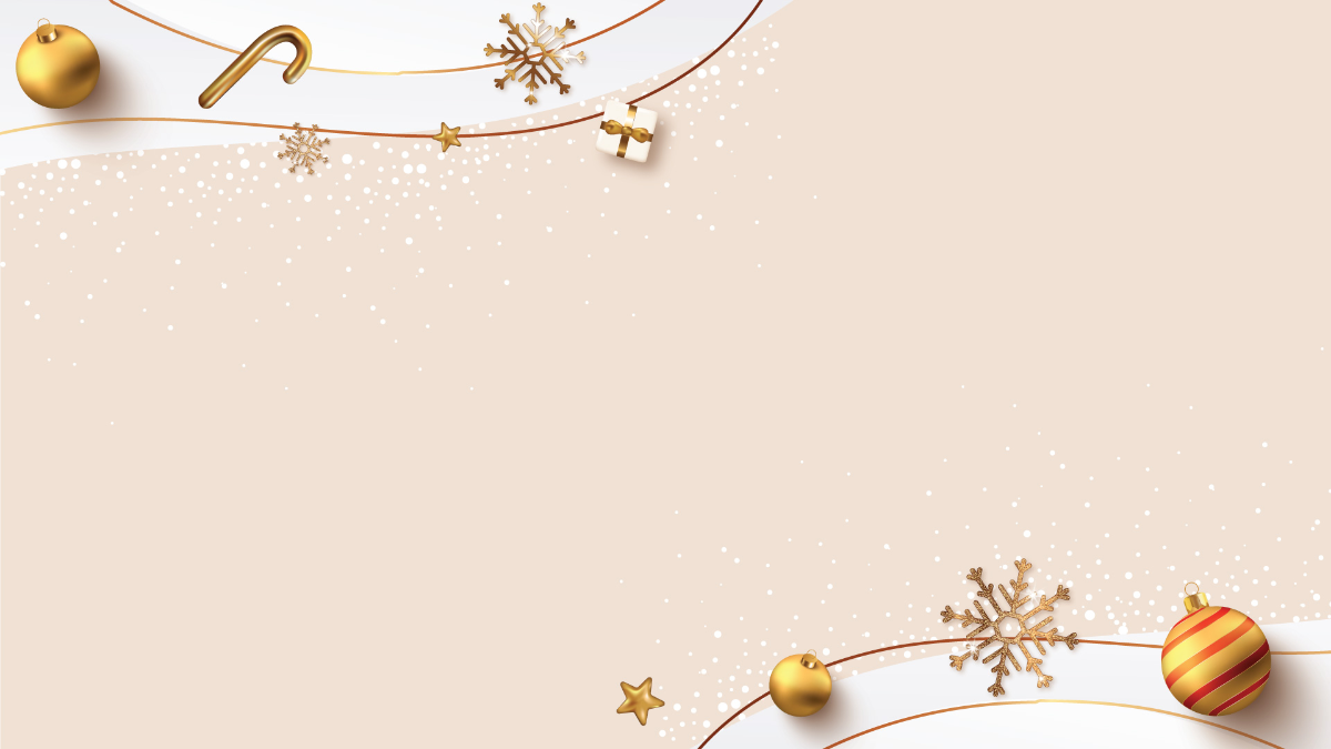 Free Aesthetic Christmas Background Template