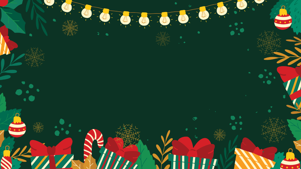 Free Merry Christmas Background Template