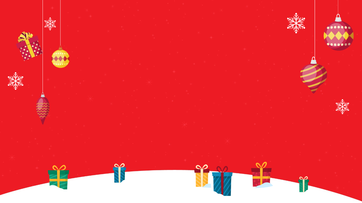 Free Minimalist Christmas Background Template
