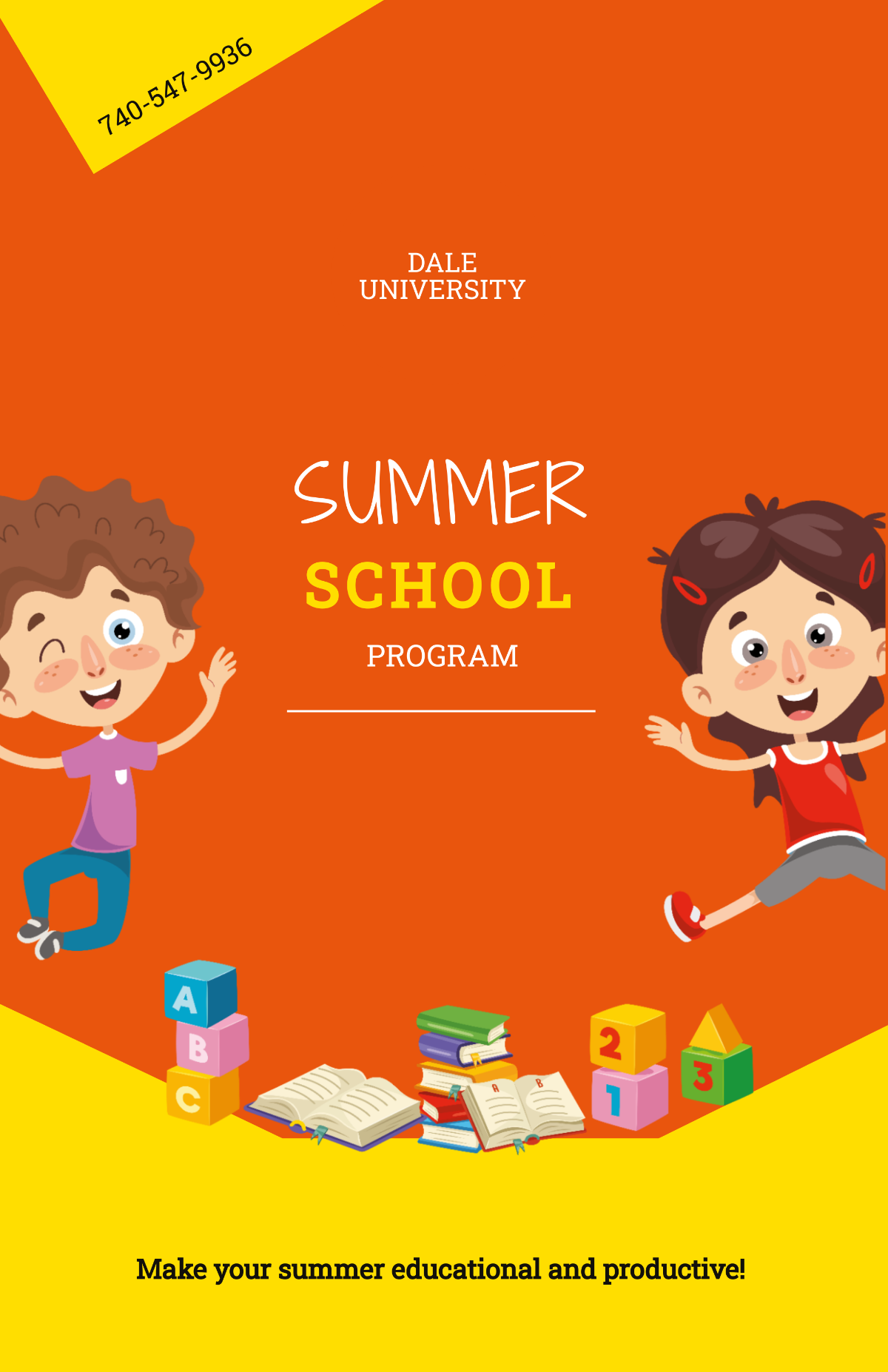 Summer School Poster Template